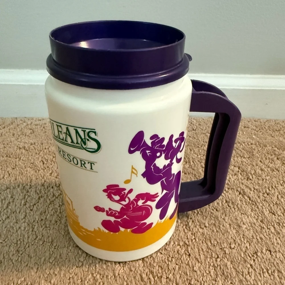 Walt Disney World | Purple, White, Yellow Collectible Mug Vintage WDW